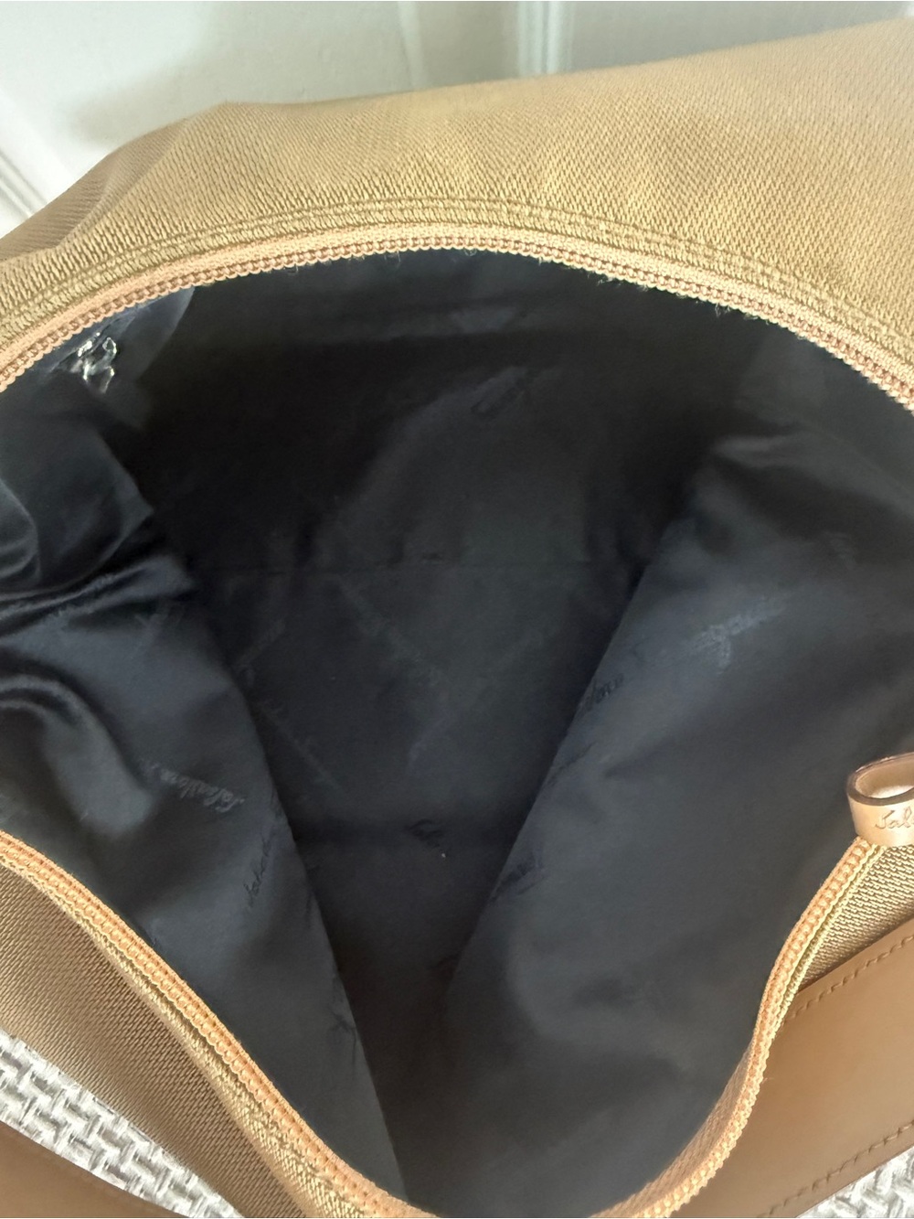 Salvatore Ferragamo Tech Nylon Gancini Shoulder Bag - Picture 11 of 11